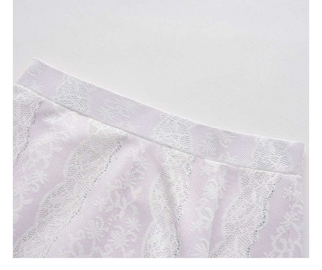 Lilac Violet Crew Neck Knit A-line Co-Ord