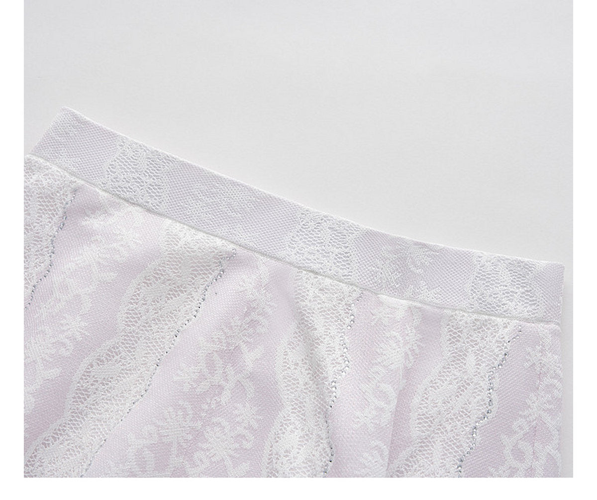 Lilac Violet Crew Neck Knit A-line Co-Ord