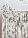 Silk Gold Thread Printed Long Sleeve Blouse