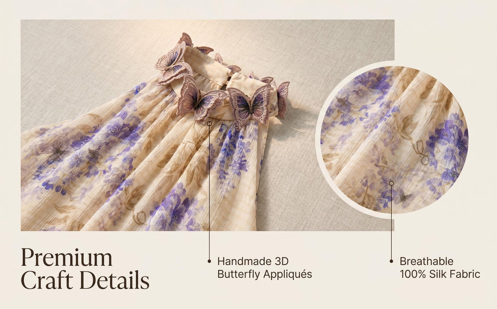 Indigo Wisteria Print Halter Neck Sleeveless Blouse