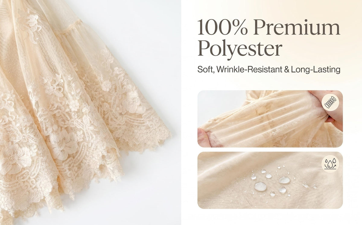 The Hypnotic Tiered Lace Blouse in Cream