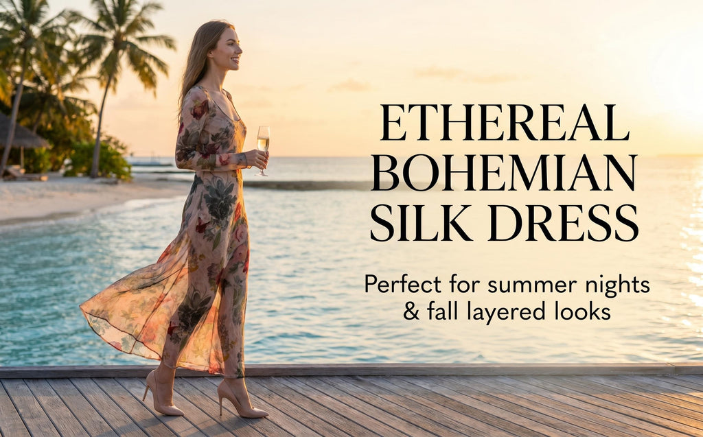 The Inka Floral Print Square Neck Bohemian Maxi Dress