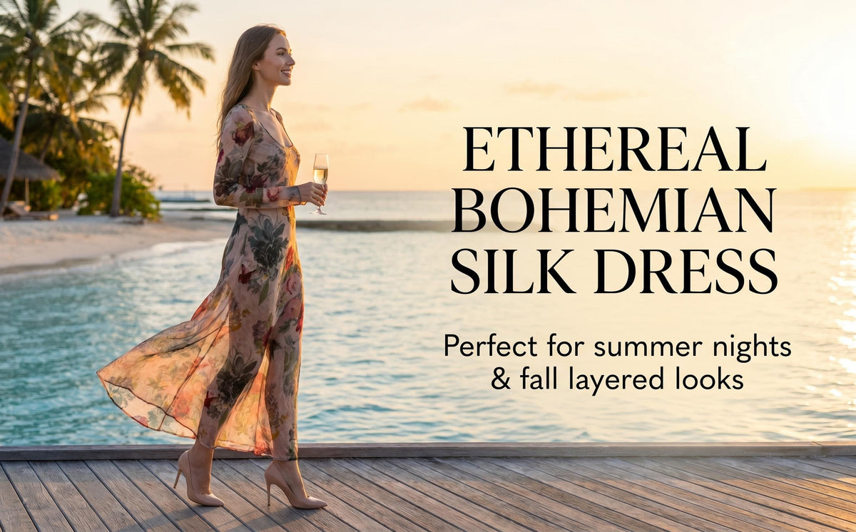 The Inka Floral Print Square Neck Bohemian Maxi Dress