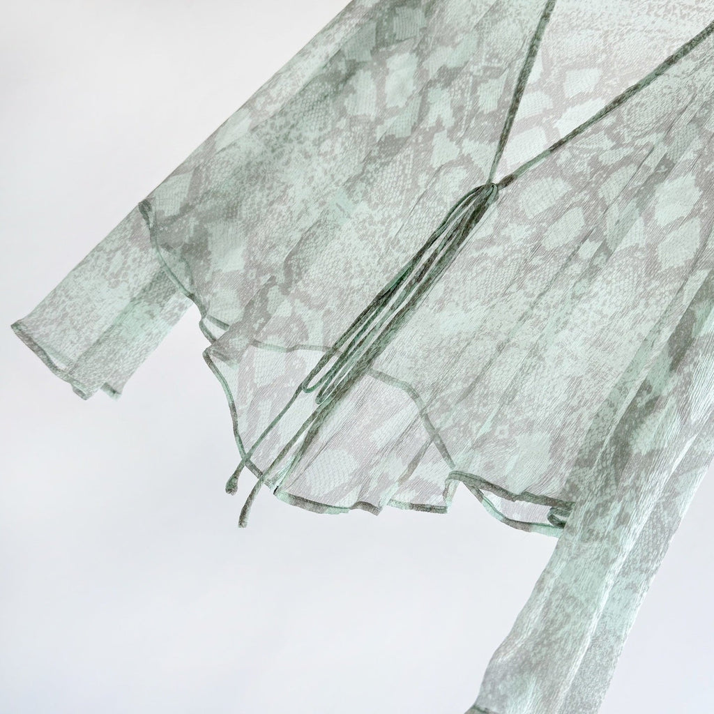 The Carmen Light Blue Caidigan Skirt Two Piece Set