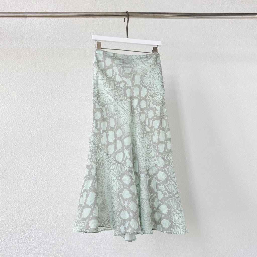 The Carmen Light Blue Caidigan Skirt Two Piece Set