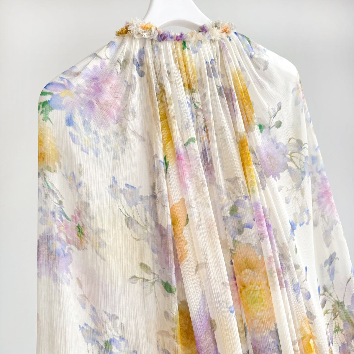 Ruffle Billow Blouse and Shorts Two-Piece Set in Cream Dahlia Collection  Kindred Spirit.