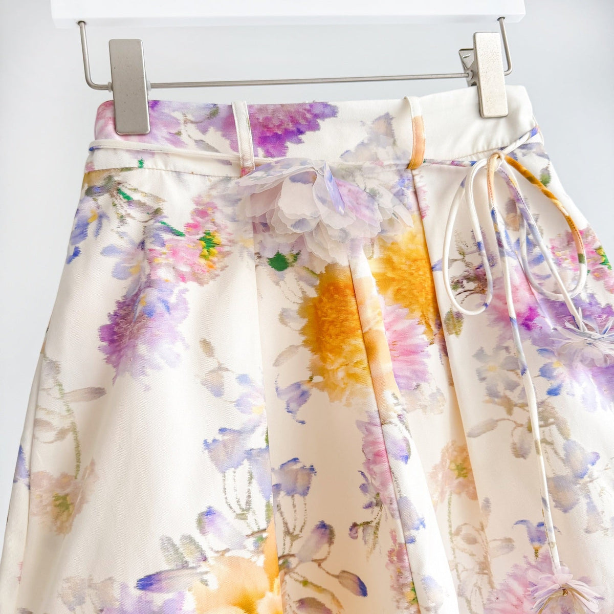 Ruffle Billow Blouse and Shorts Two-Piece Set in Cream Dahlia Collection  Kindred Spirit.