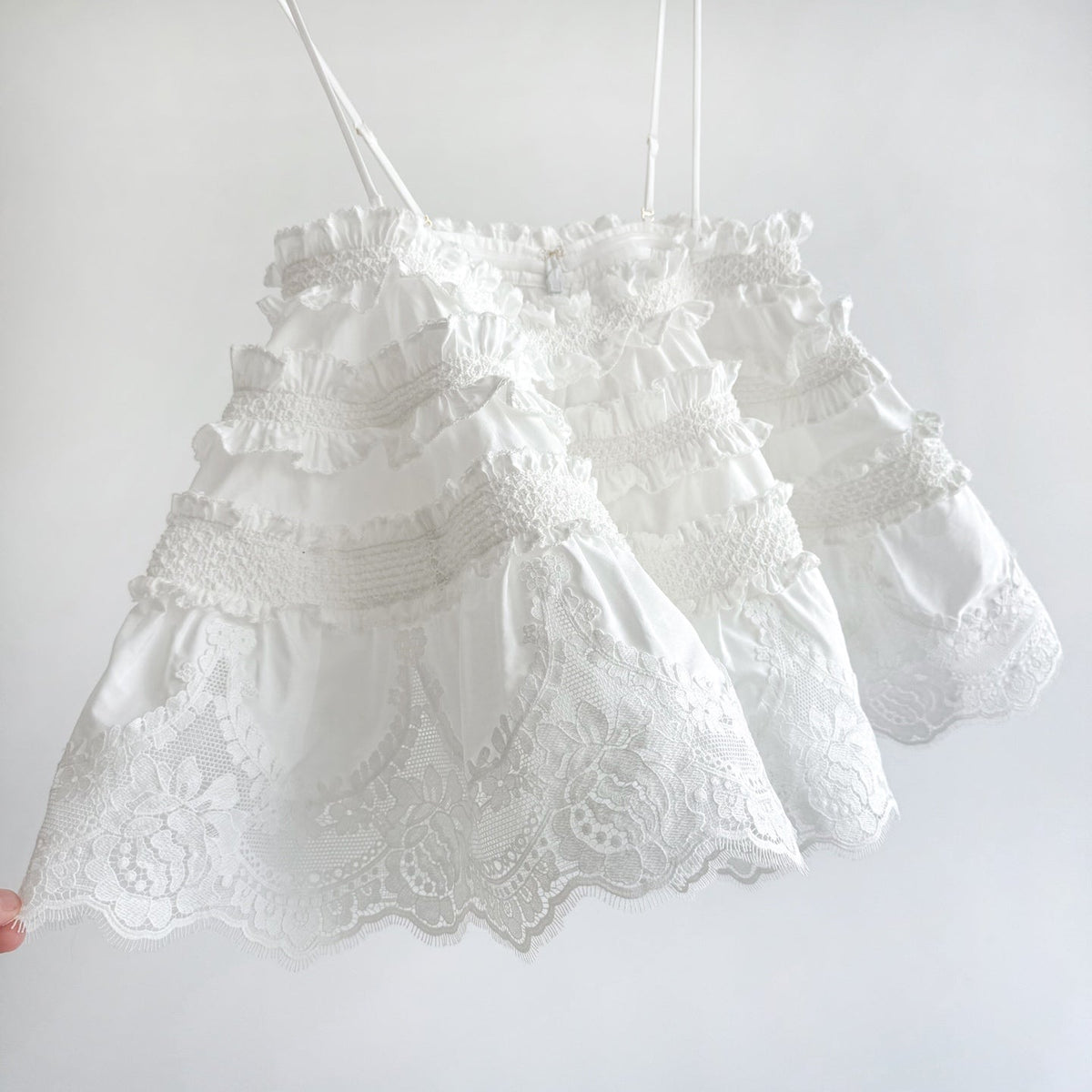 Alchemy Shirred Bandeau in Ivory