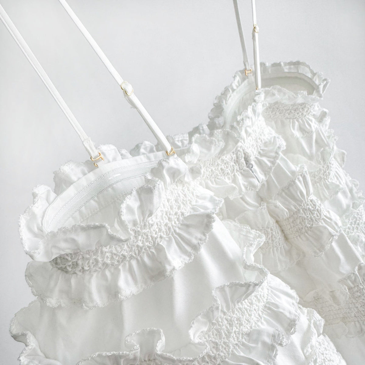 Alchemy Shirred Bandeau in Ivory