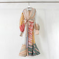 Rebellion Striped Midi Dress in Spliced Stripes