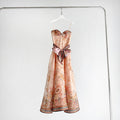The Alchemy Structured Midi Dress in Pink Paisley