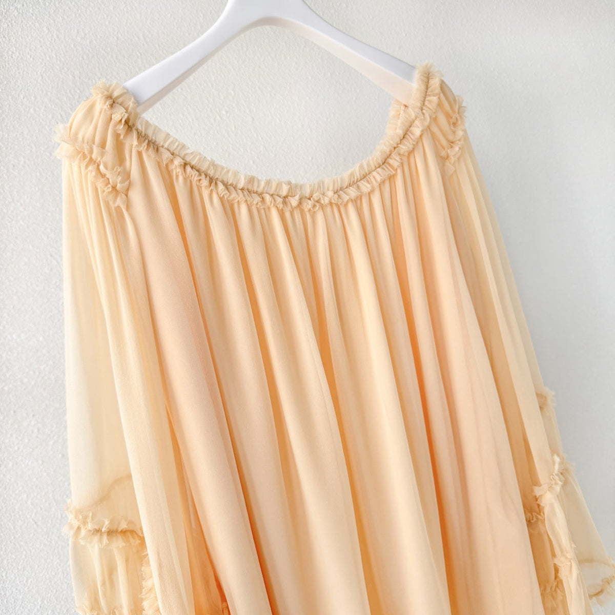 The Rebellion Fray Flutter Blouse in CreamThe Rebellion Fray Flutter Blouse in Cream