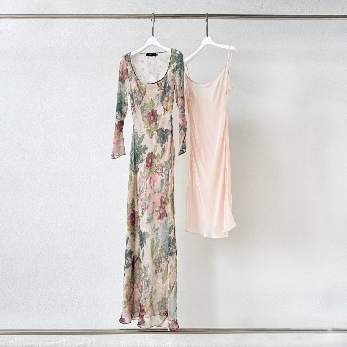 The Inka Floral Print Square Neck Bohemian Maxi Dress
