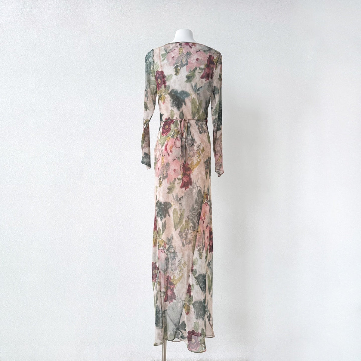 The Inka Floral Print Square Neck Bohemian Maxi Dress