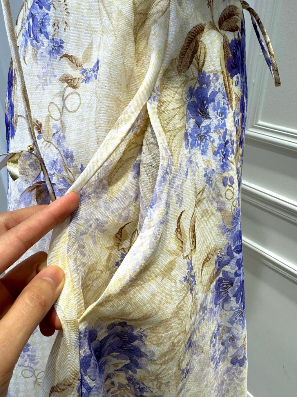 silk and Linen dress